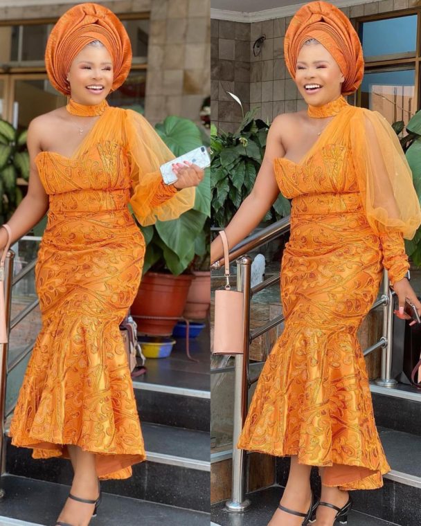 Aso Ebi Styles for Weddings "Trendy styles for ladies to rock"