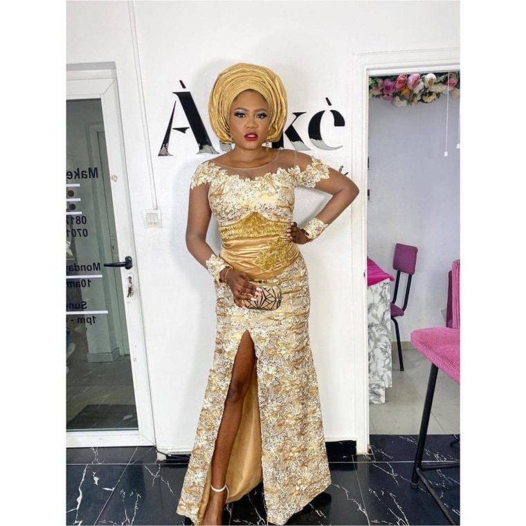 Aso Ebi Styles for Weddings "Trendy styles for ladies to rock"
