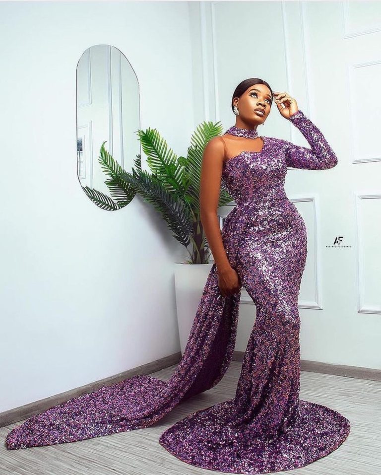 short gown styles for sequence material