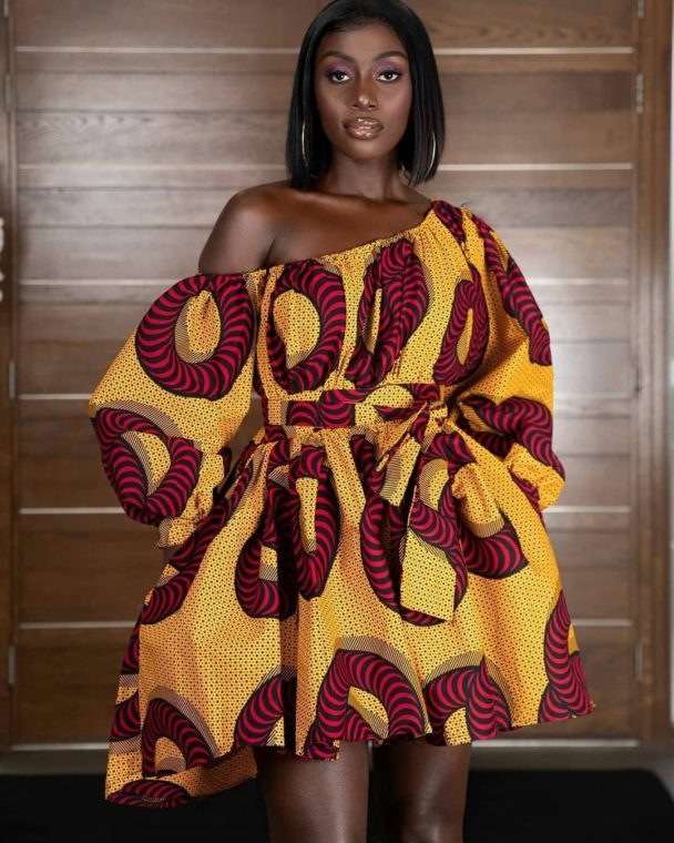 Short Ankara Gown Outfits