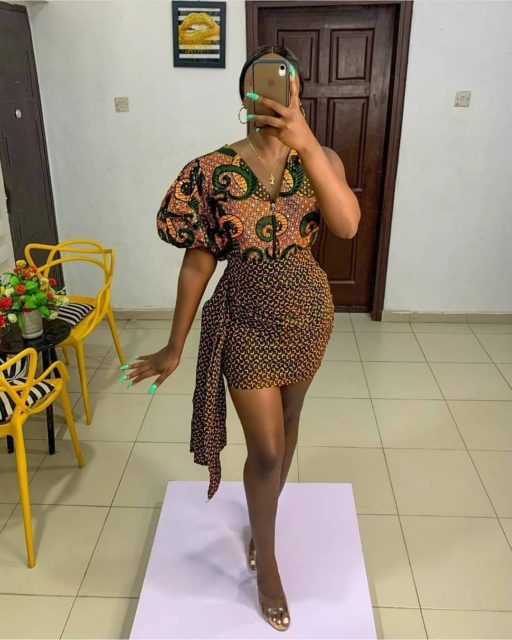 Short Ankara Gown Outfits: 20 Amazing Pictures You Will Love | OD9JASTYLES