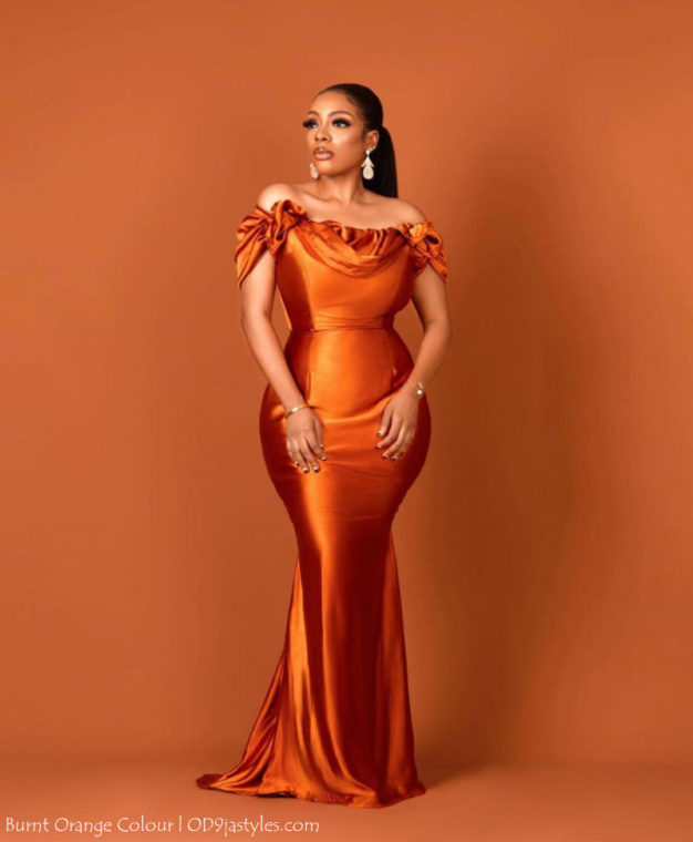 Irresistible Owambe Styles In Burnt Orange Colour