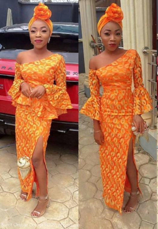 Irresistible Owambe Styles In Burnt Orange Colour