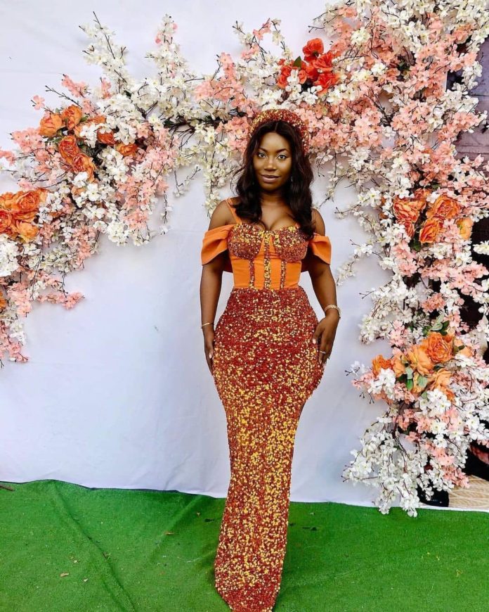 short gown styles for sequence material