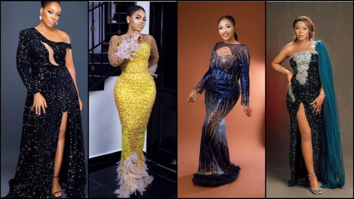 material gown styles for ladies