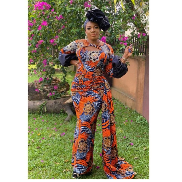 Latest Ankara Straight Long Gown Styles