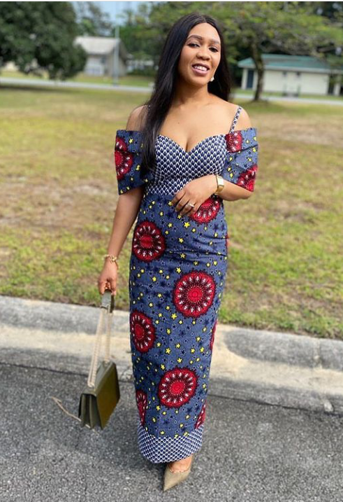 Latest Ankara Straight Long Gown Styles