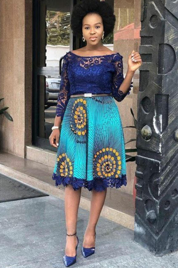 latest ankara lace styles 2021
