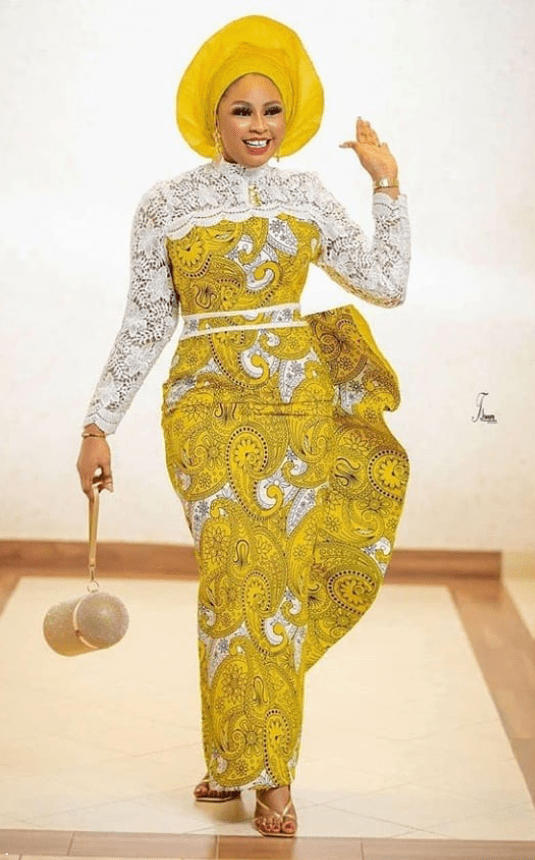 latest ankara lace styles 2021