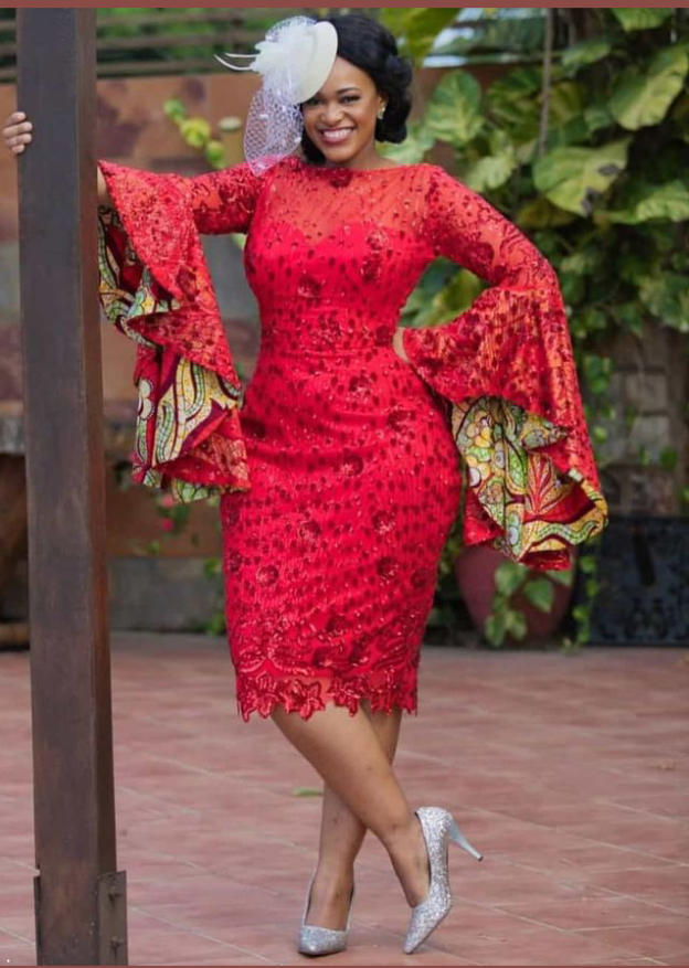140 Most Latest Ankara and Lace Combination Styles For Classy African