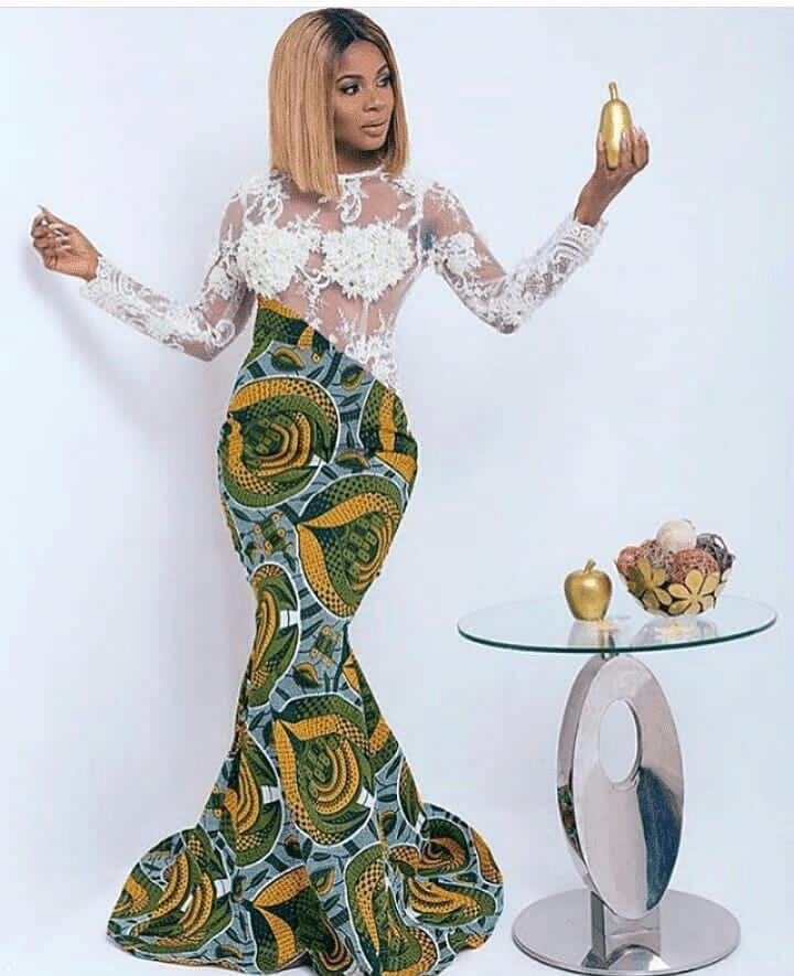 latest ankara lace styles 2021