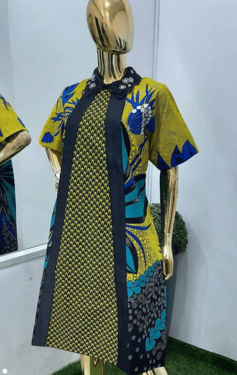 Mix and match African Print Dresses (35)