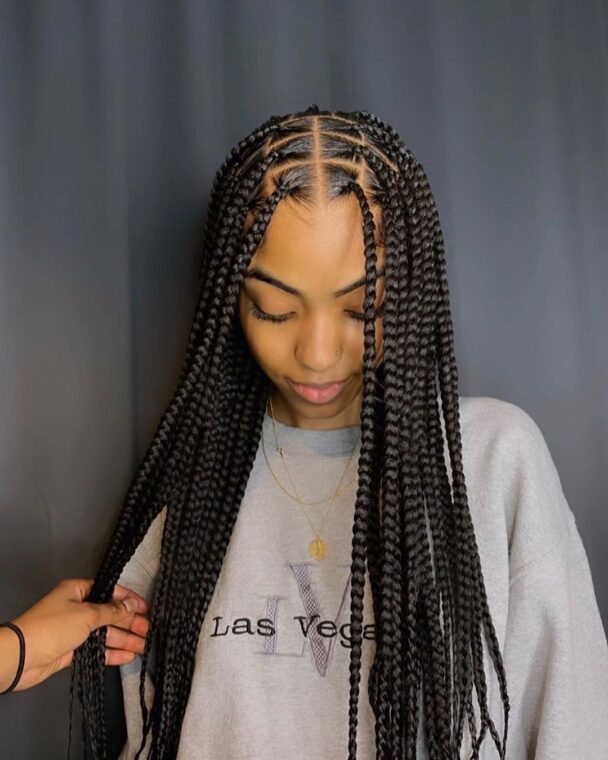 Knotless Box Braids