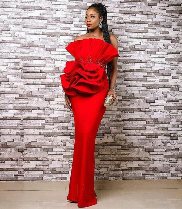 Glam and Stylish Aso-Ebi Styles In Red Colours