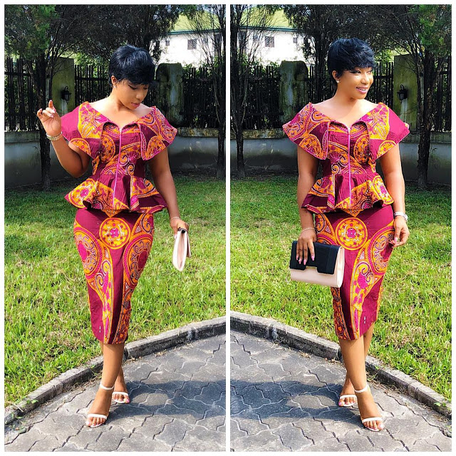 40+ Latest New Ankara Short Gown Styles for Bright and Beautiful Ladies (10)