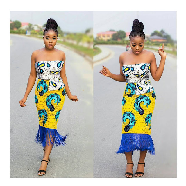 40+ Latest New Ankara Short Gown Styles for Bright and Beautiful Ladies (11)