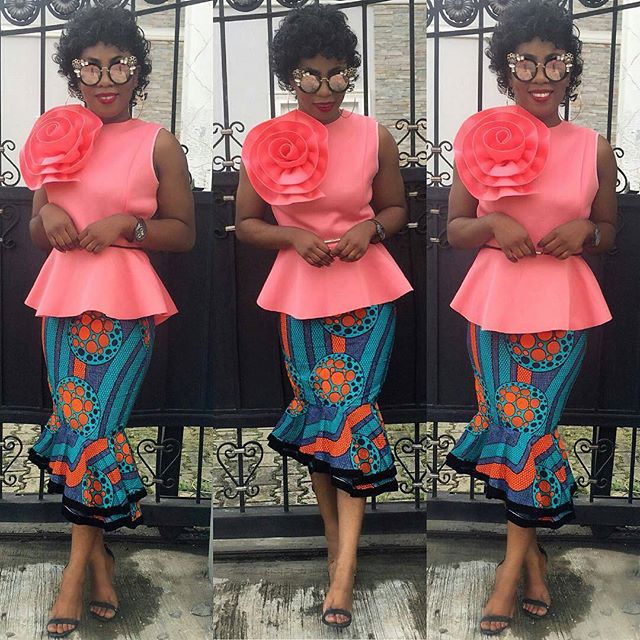 40+ Latest New Ankara Short Gown Styles for Bright and Beautiful Ladies (2)
