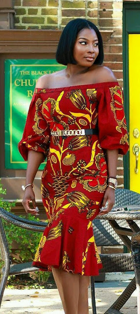 40+ Latest New Ankara Short Gown Styles for Bright and Beautiful Ladies (20)