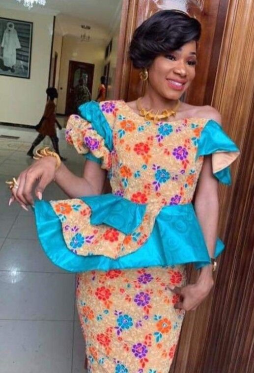 Trendy New Peplum Designs for Skirts and Blouses in Ankara with Pictures (30)