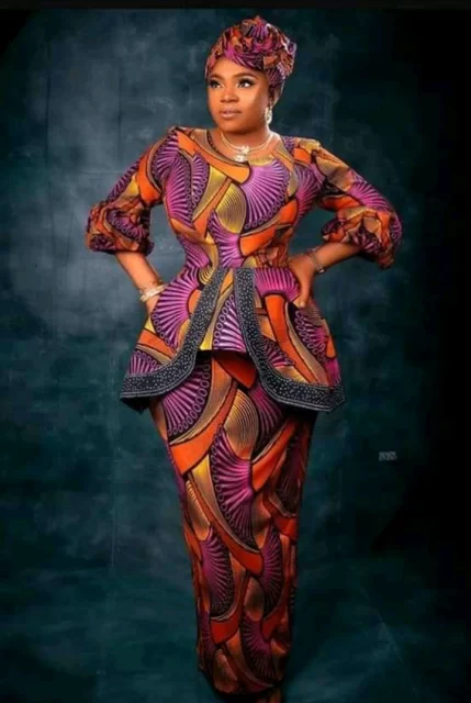 Mature Ankara Outfits For Muslim Women