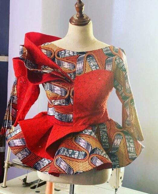 latest Ankara gown and blouse styles for women