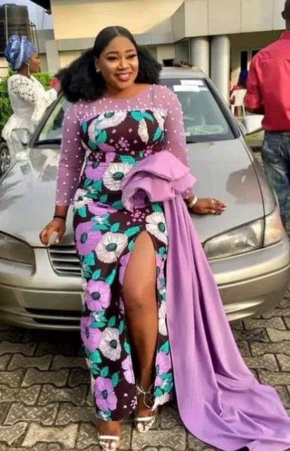 Elegant Damask Styles For Owambe/Parties With Heels And Bags – OD9JASTYLES