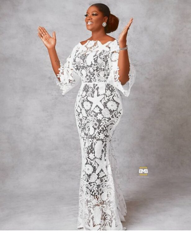 50+ Gorgeous White Lace Outfits for Owambe and Aso-Ebi Parties