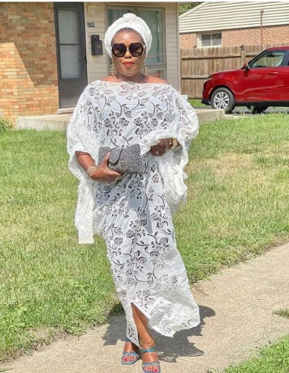 white lace gown styles 2021