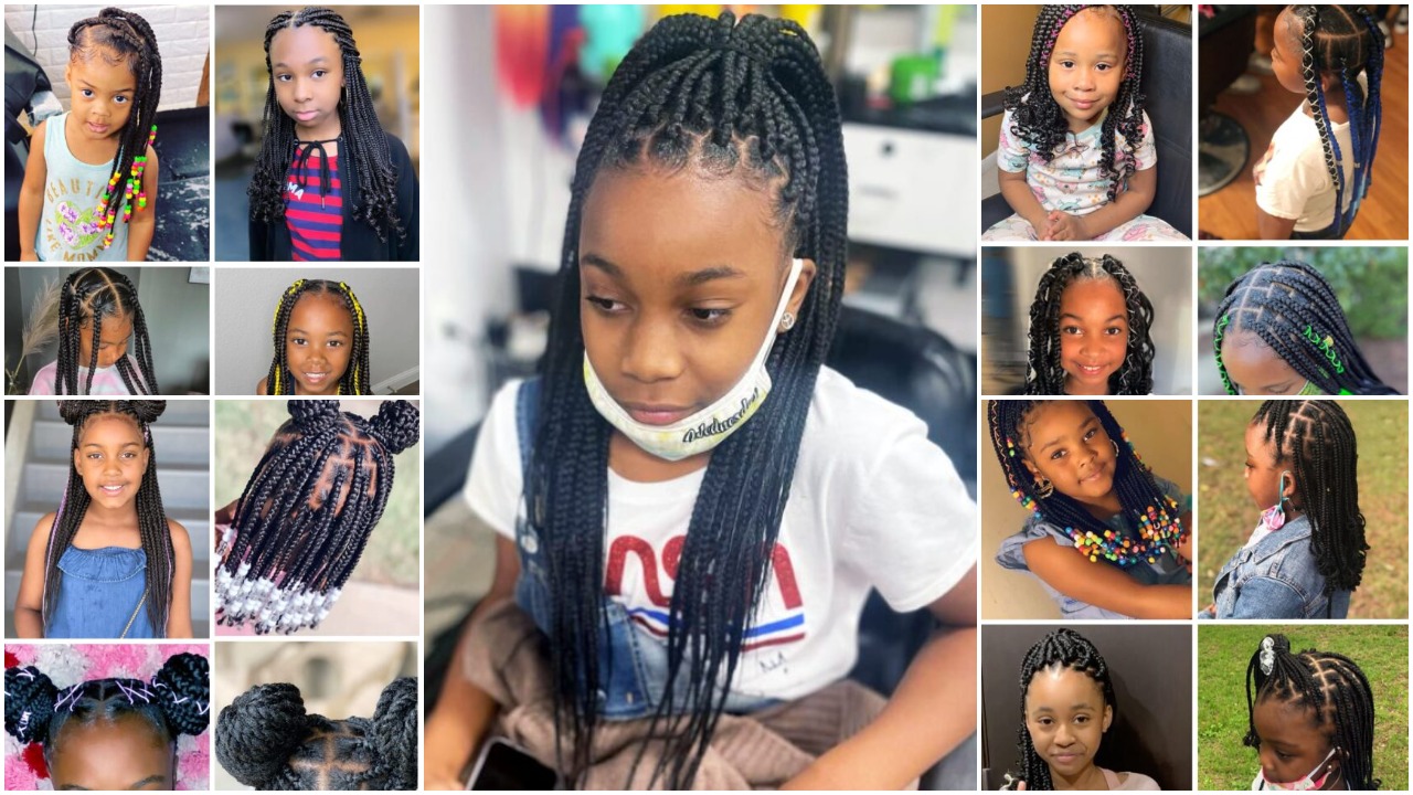 Box Braids for Kids- 100 Best Protective Hairstyles for Kids » OD9JASTYLES
