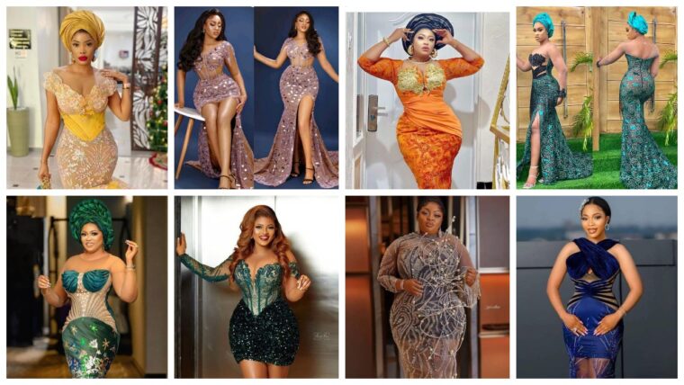 Dear Women, Look Modern And Sophisticated With These Aso-ebi Gowns