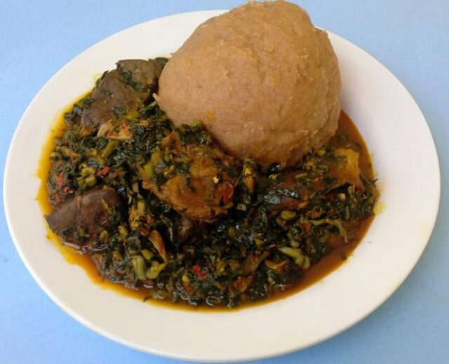 how to cook vegetable soup with Ugu and waterleaf