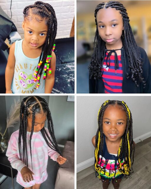 Long Braids, Cute Angels