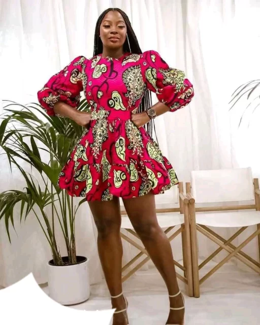 Look Great And Sweet With These Short Ankara Gown Styles – OD9JASTYLES