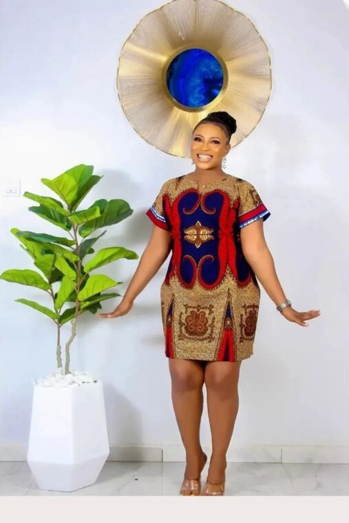 Short Ankara Styles For Curvy Ladies (2)