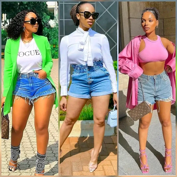 10 Chic and Stylish Ways To Wear a Denim Bum short Correctly (13)