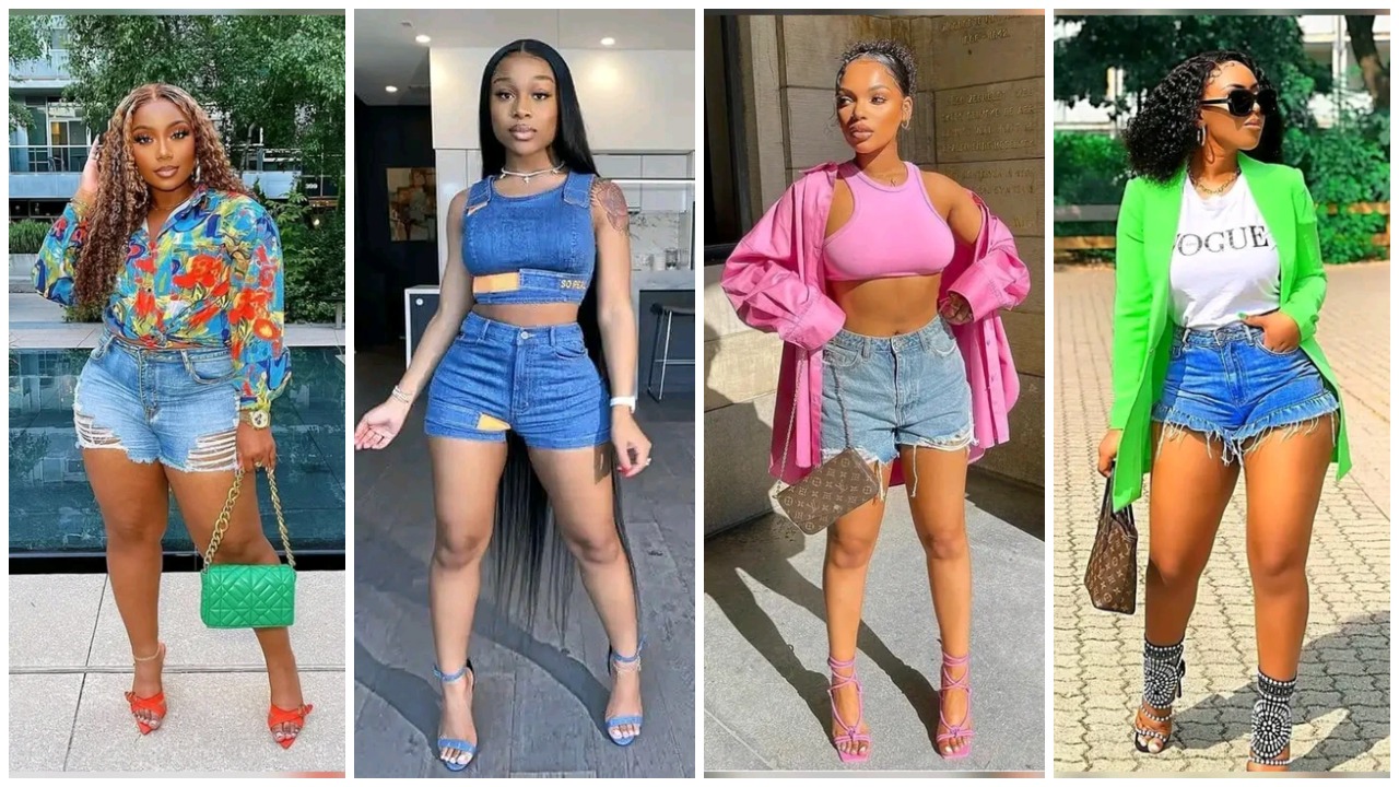 Stylish Ways To Wear a Denim Bum short 