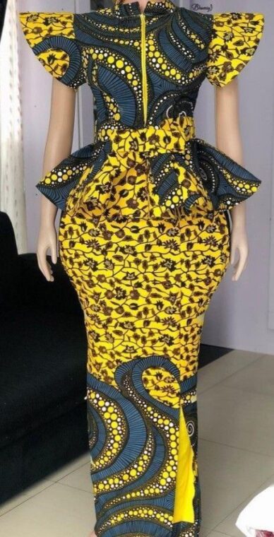 Dazzling Front Zipper Ankara Styles Ankara BlousesTops For Elegant Looks (4)