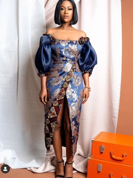 Mothers, Dress Simple But Gorgeous With These High Quality Damask Outfits This Weekend (13)