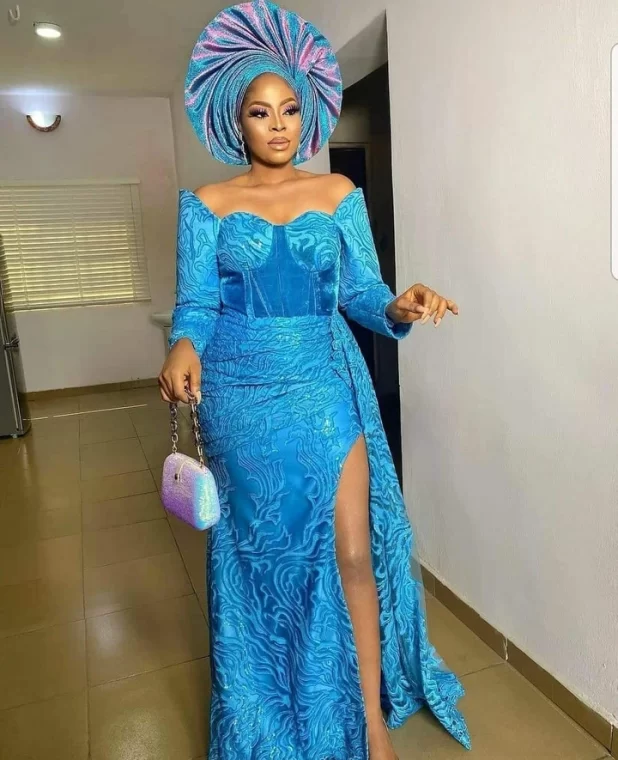 Mothers, Dress Simple But Gorgeous With These High Quality Damask Outfits This Weekend (9)