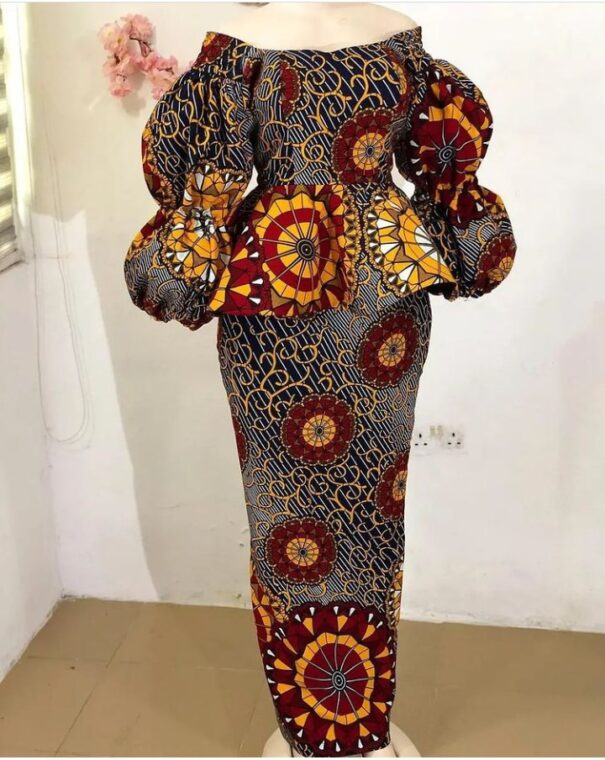 Stylish Ankara Skirts And Blouse Every Mother Should Rock To Sunday Service (31)