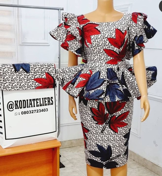 Stylish Ankara Skirts And Blouse Every Mother Should Rock To Sunday Service (5)