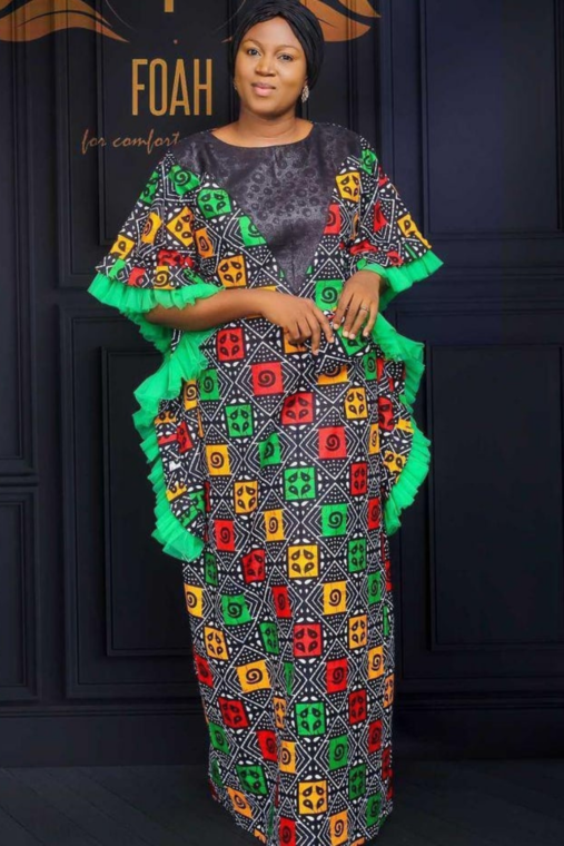 25 Kaftan And Lace Gowns For Classy Matured Women (1)