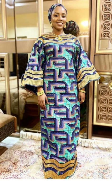 25 Kaftan And Lace Gowns For Classy Matured Women (4)