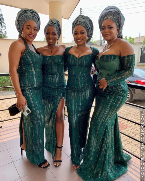 30+ Elegant Emerald, Lemon, or Sea Green Coloured Fabric Styles For Your Next Occasion (6)