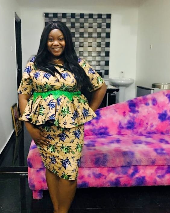 Ankara Skirt and Blouse Styles for Slim Ladies (26)