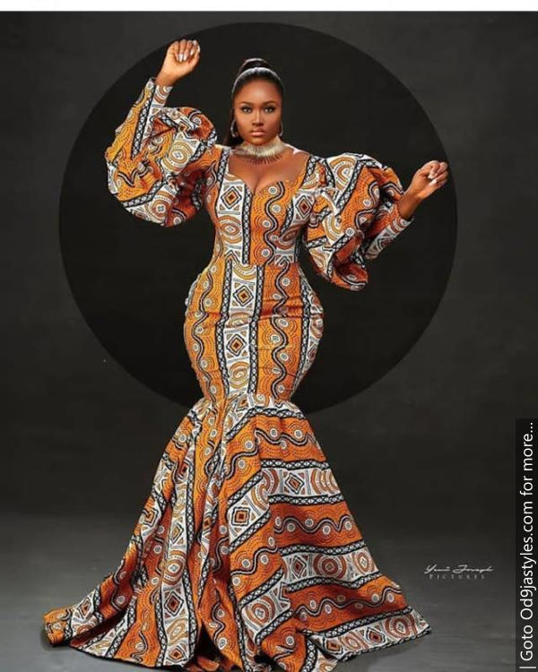 Beautiful Ankara Long Gowns Styles For All Occasions (12)