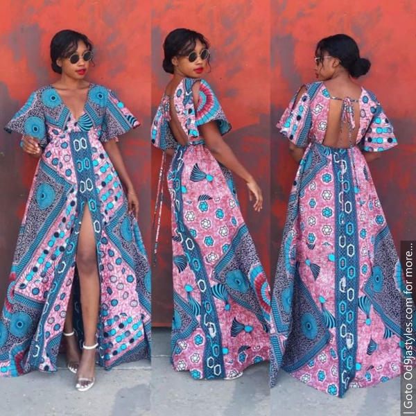 Beautiful Ankara Long Gowns Styles For All Occasions (17)