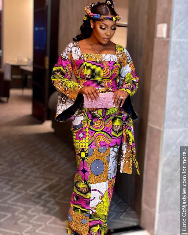 Beautiful Ankara Long Gowns Styles For All Occasions (3)