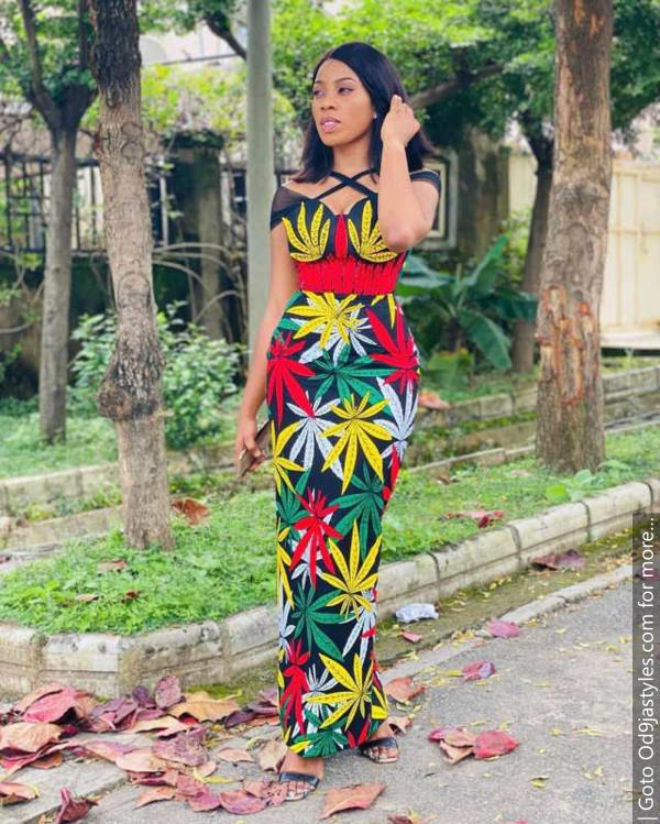 Latest Ankara Straight Long Gown Styles