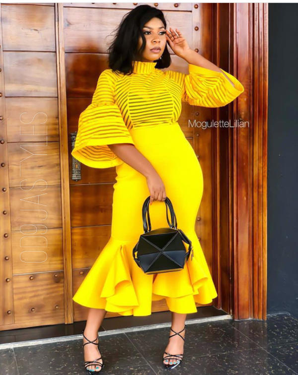 Captivating Yellow Dress Styles For Your Next Occasion/Party | OD9JASTYLES
